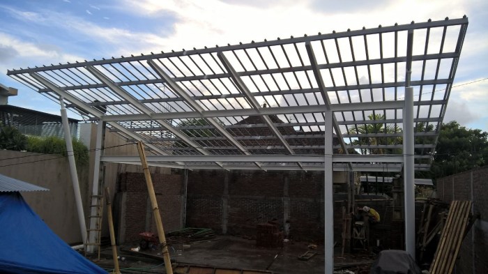 Rangka reng di WF & CNP Baja Berat