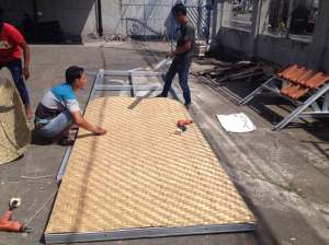 Pengerjaan Kanopi Baja Ringan DPSX-49